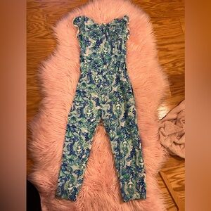 Lilly Pulitzer Cotton one Piece Romper - Girls Size Small (4/5)